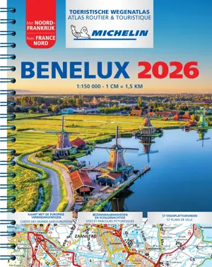 Michelin Atlas Benelux 2026 1:150.000