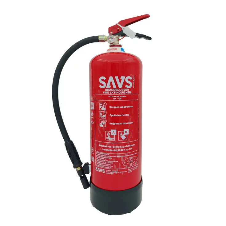 Brandblusser schuim 6L - PFAS en vorstvrij