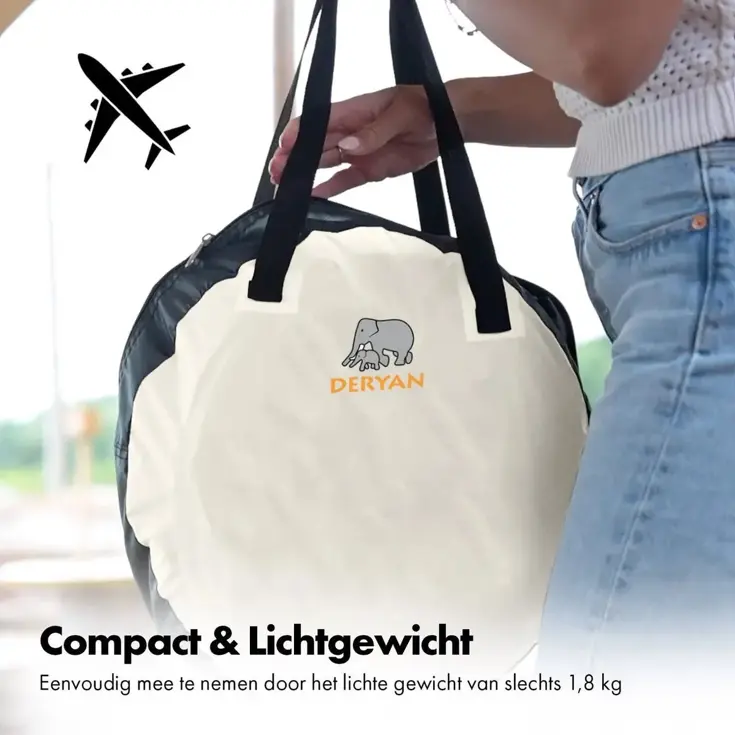 Baby luxe campingbedje - Zelfopblaasbare matras