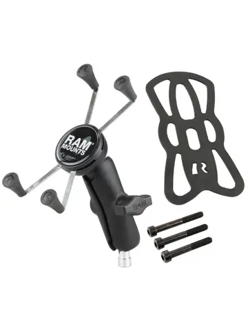 Telefoonhouder op M8 bout motor