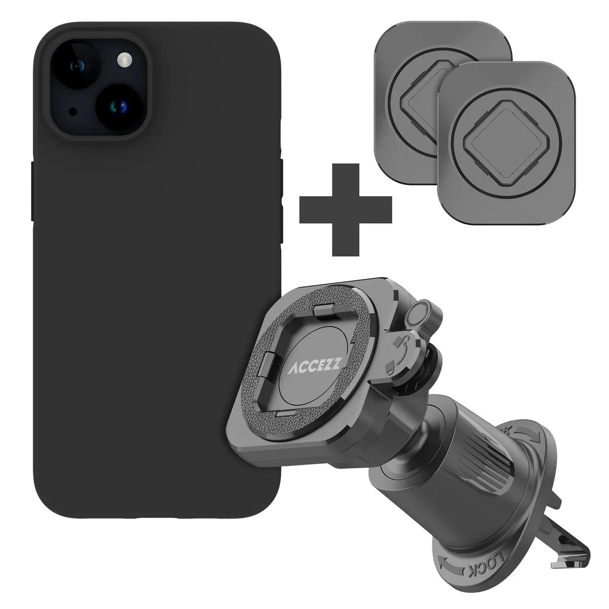 Accezz  EasyLock Houder  iPhone 15  Zwart