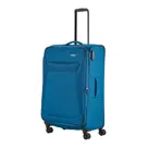 Travelite Chios 4 Wiel Trolley L petrol Blauw