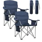 TRVLMORE Campingstoelen 2 stuks XL