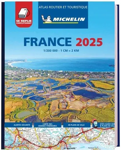 France 2025 - Tourist & Motoring Atlas Multi-flex