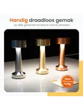 Classic Tafellamp Oplaadbaar - 21cm - LED