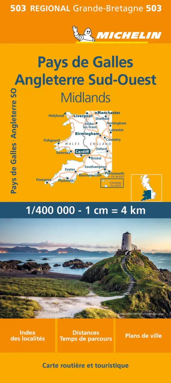 Kaart Regional 503 Wales - ZW Engeland