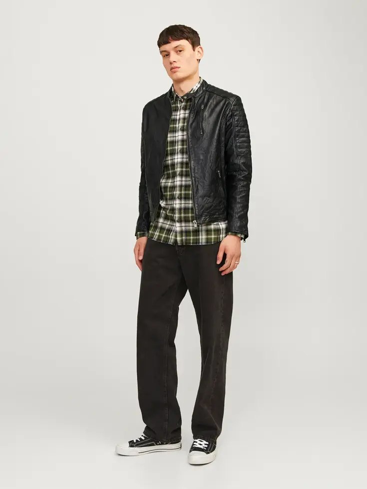 Heren Richard Leather Jacket