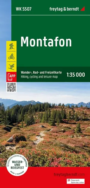 Wandelkaart WK5507 Montafon