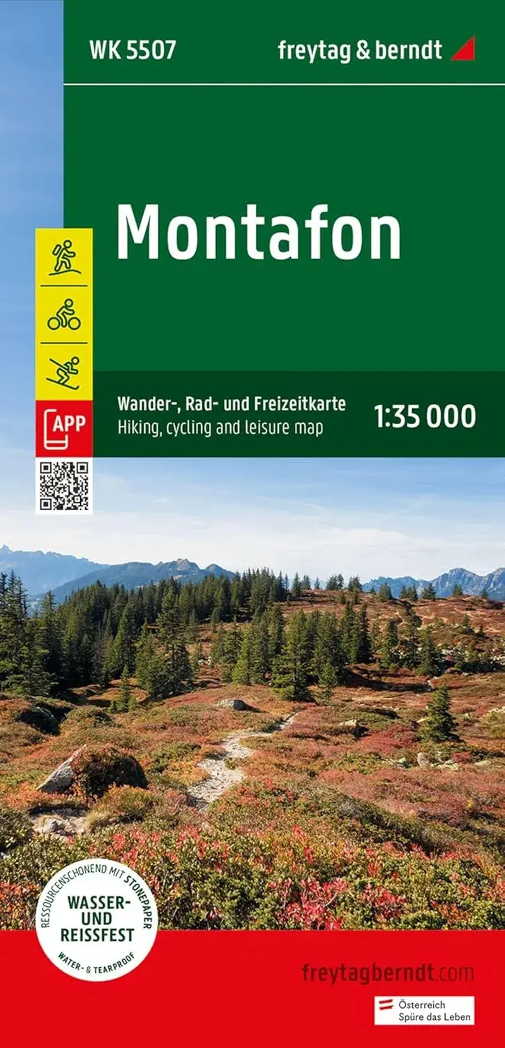 Wandelkaart WK5507 Montafon