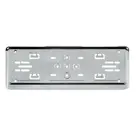 ABS kentekenplaathouder voor - Chroom