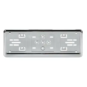 ABS kentekenplaathouder voor - Chroom