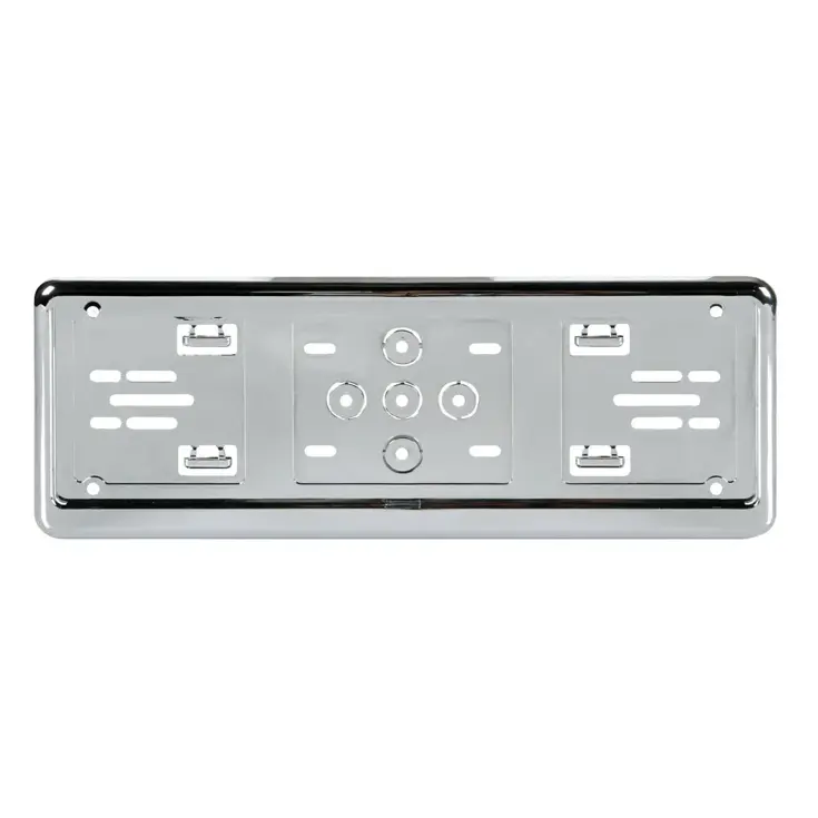 ABS kentekenplaathouder voor - Chroom