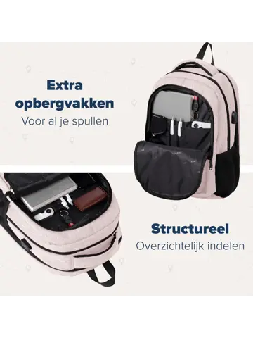 TRVLMORE Rugtas - 28L - 15,6 Inch