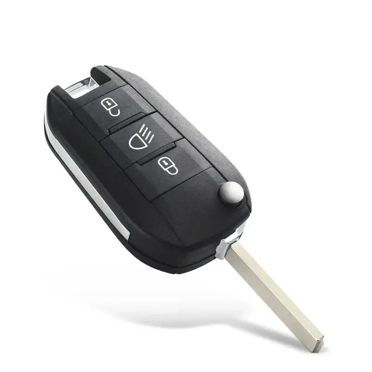 Klapsleutelbehuizing geschikt voor Peugeot/Citroen