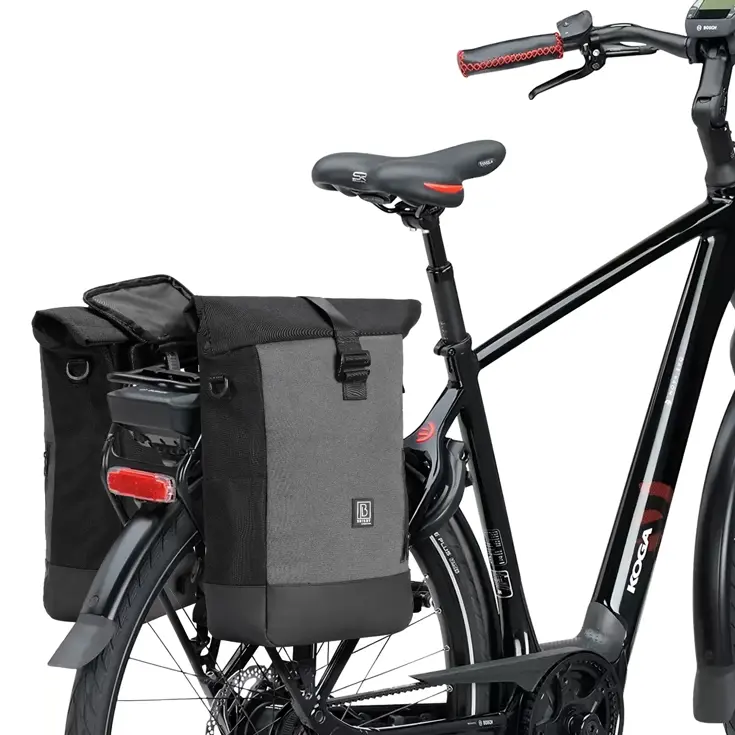 Brisby 40-52L 3-in-1 rolltop fietstassen