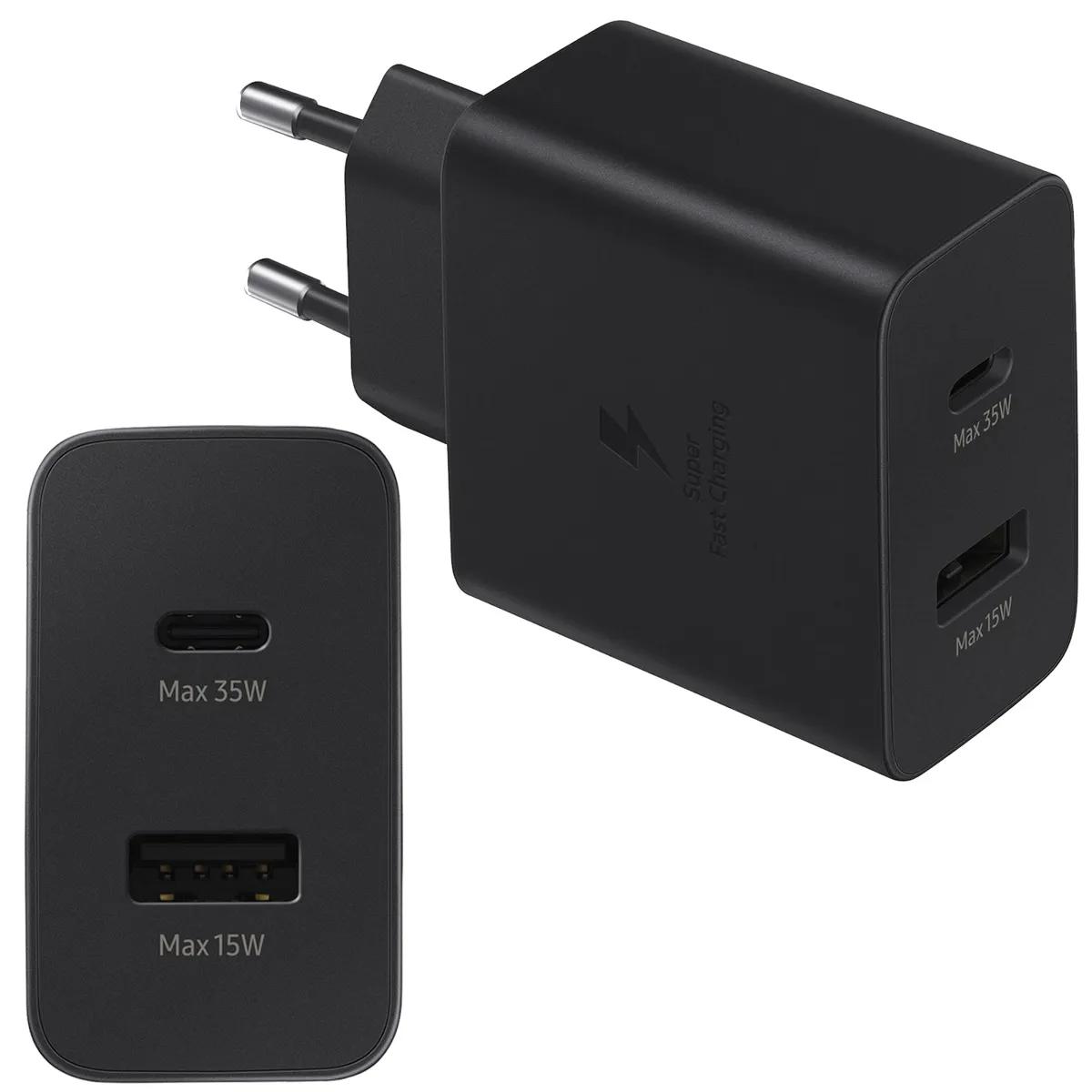 Samsung  USB-C en USB Thuislader  Zwart main product image