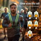 Reflecterend Veiligheidsvest  – Elastisch - Geel
