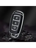 TPU Sleutelhoesje voor Hyundai zwart D3