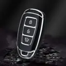 Dutch Shield Sleutelhoesje  Hyundai zwart D3