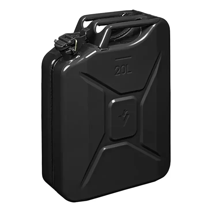 Stalen jerrycan - 20 liter - zwart