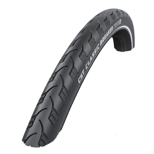 Buitenband Breaker 28x1 1/2 - zwart met reflectie