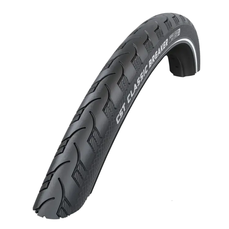 Buitenband Breaker 28x1.75 - zwart met reflectie