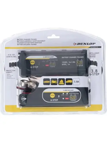 Acculader 6/12V 6 fasen IP65