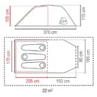 Coleman tent Cortes 3 Blue