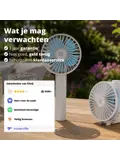 Oplaadbare Handventilator - Wit