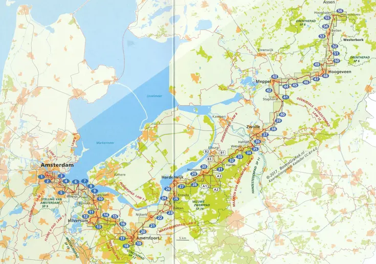 Wandelgids LAW 15 Westerborkpad