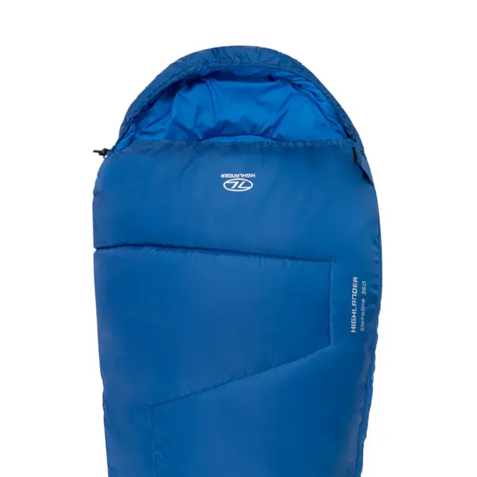 Highlander mummyslaapzak Sleepline 350 blauw