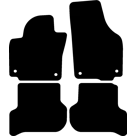 Rubber Automatten voor Volkswagen Golf Plus