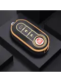 TPU Sleutelhoesje voor Fiat / Abart goud A3