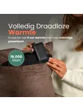 Qnuss Warmtekussen Ribstof 45x45