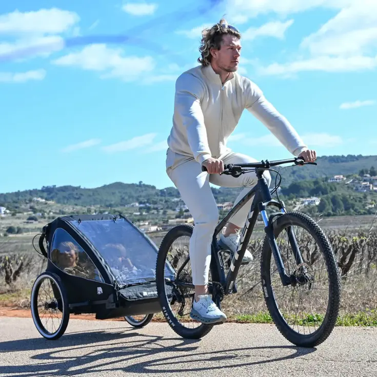 Luxe Fietskar V2 - 3-in-1 - Hardloopkinderwagen