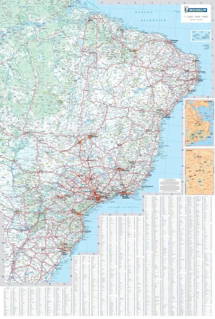 Wegenkaart National 764 Brazilië