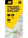 Wegenkaart 5 Midlands & Central England