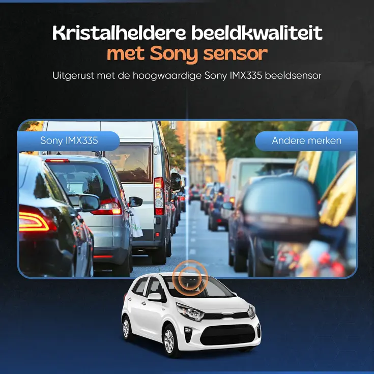 3CH Dashcam - WiFi GPS 4K 64GB - M800 Pro Dashcam