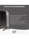 Elektrische Convectorkachel met App