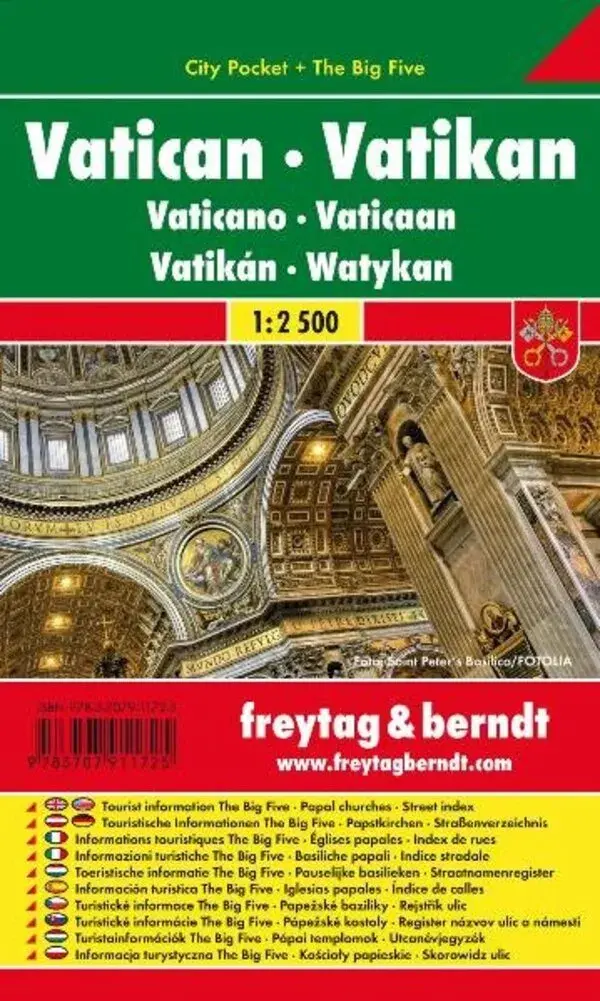 Freytag & Berndt City Pocket Map Vaticaanstad