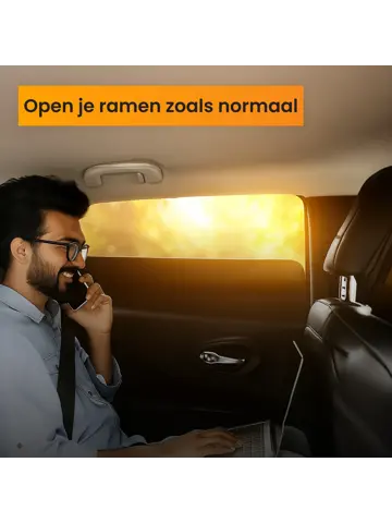 Zonnescherm Auto Zijruit - Set van 2