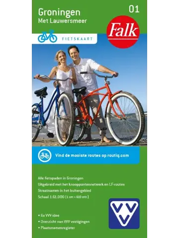 Falk fietskaart 01. Groningen