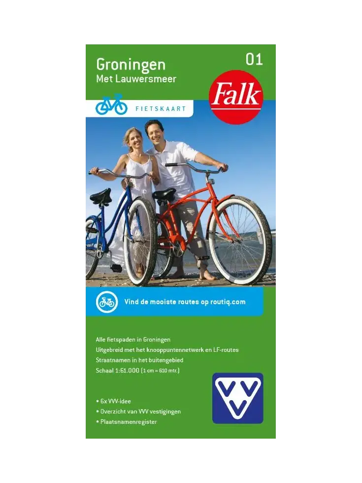 Falk fietskaart 01. Groningen