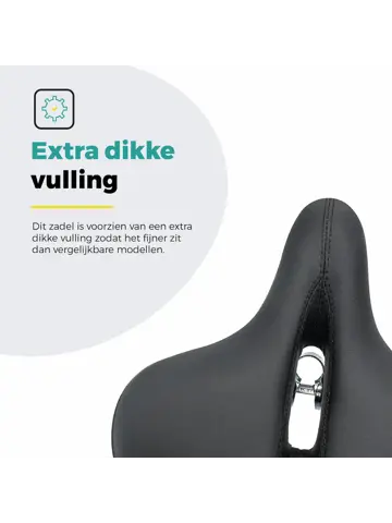 Voltano XXXL fietszadel Big City uitsparing