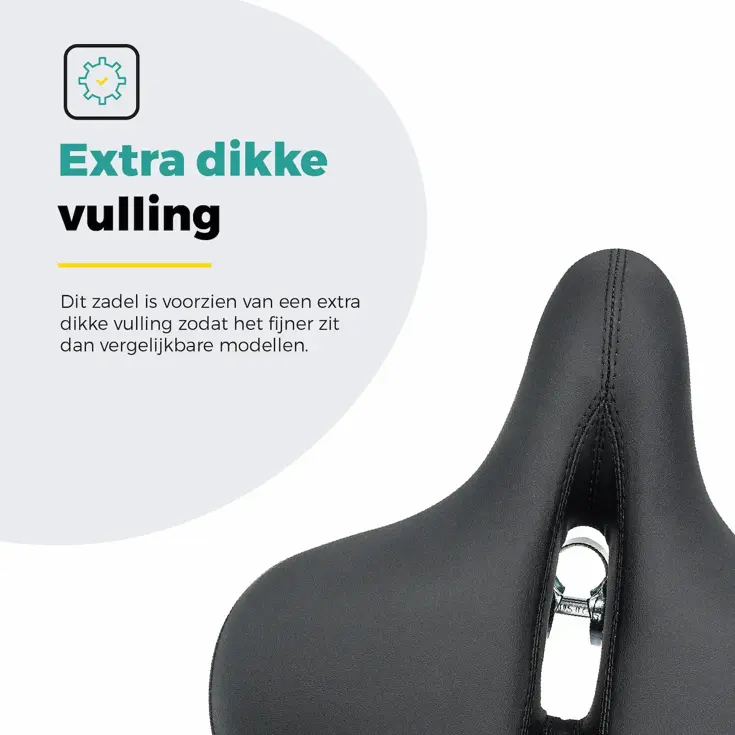 Voltano XXXL fietszadel Big City uitsparing