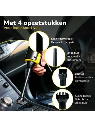 Auto Stofzuiger Draadloos 12V