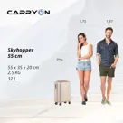 CarryOn Skyhopper 4 Wiel Trolley 55 champagne