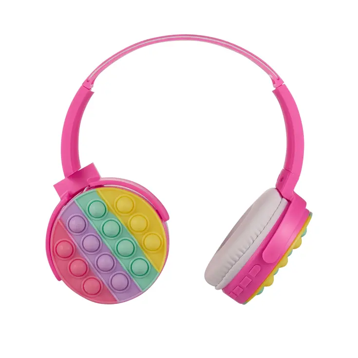 Fidget Series koptelefoon roze kinderen