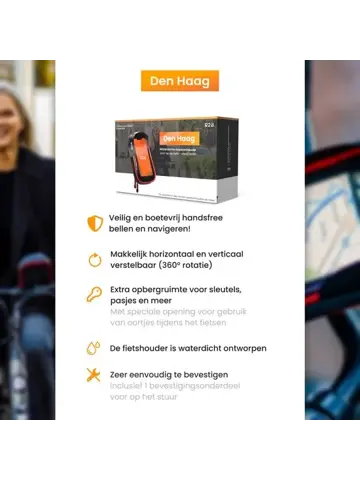 Telefoonhouder Fiets en Motor Waterdicht