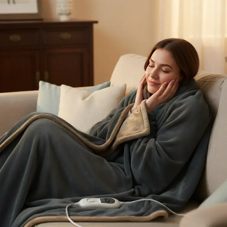 Elektrische Fleece Deken - 160x120cm